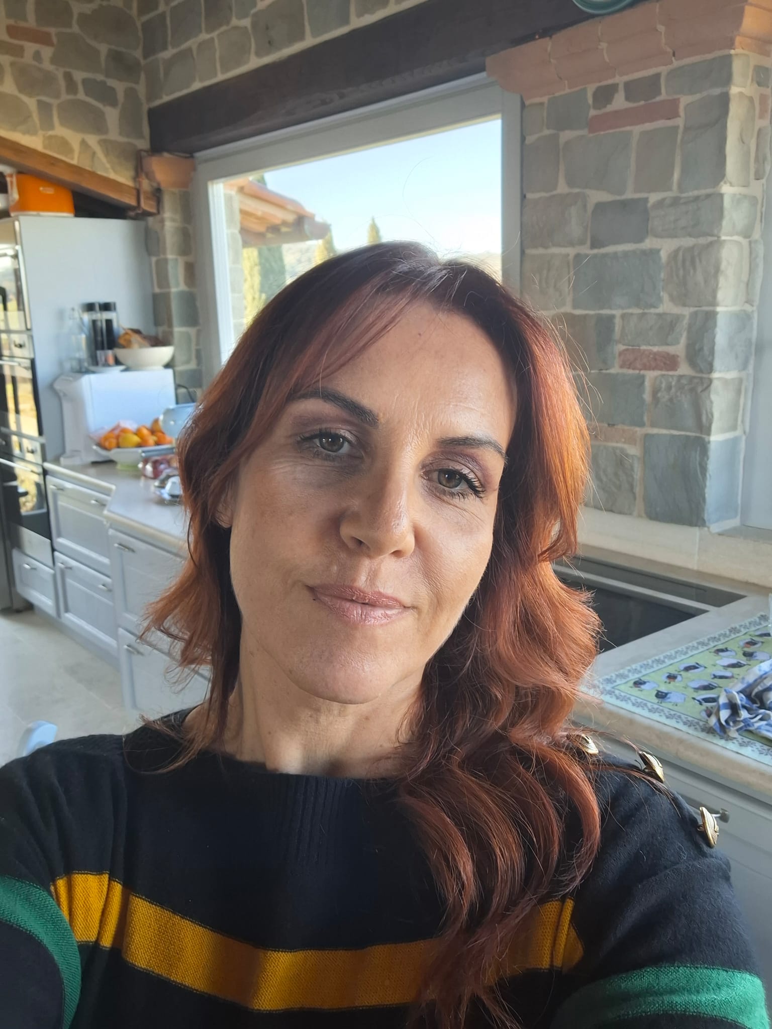 Sara, la titolare dell'Agriturismo Casa al Vento